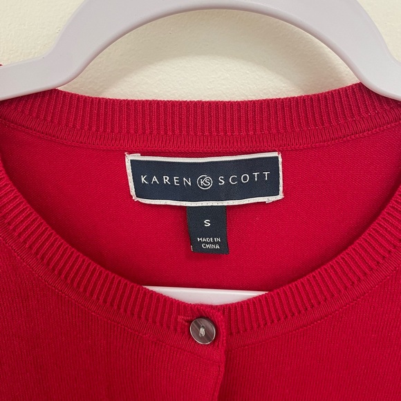 Raspberry Cardigan and Shell Set - Picture 12 of 14